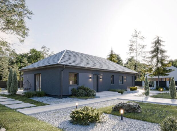 HFX1016 - 2 Dom prefabrykowany Parterowy 120B - zdjęcie 2