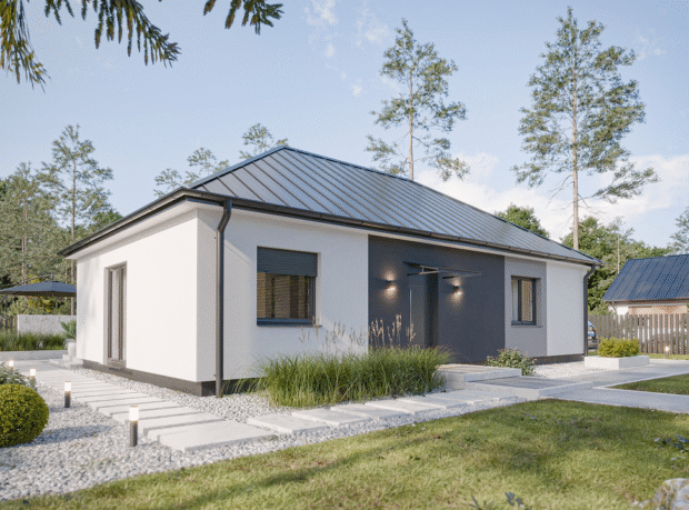 HFX1006 - 2 Dom prefabrykowany Parterowy 90B - zdjęcie 2