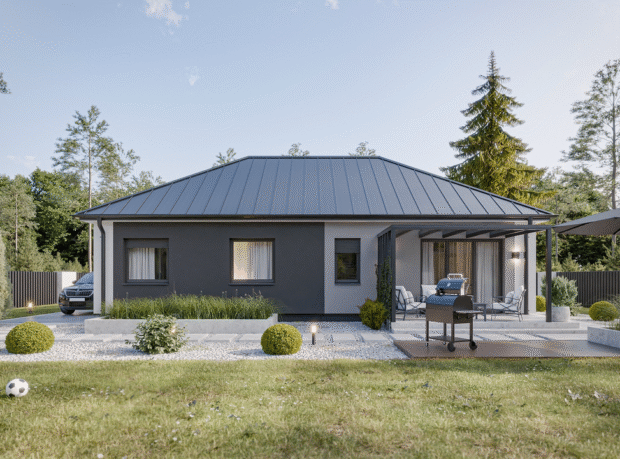 HFX1006 - 5 Dom prefabrykowany Parterowy 90B - zdjęcie 5