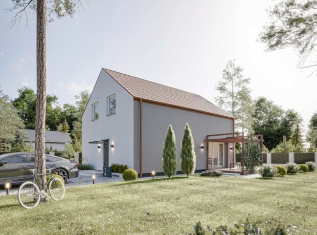 HFX1024 - 4 Dom prefabrykowany Stodoła 150A - zdjęcie 4