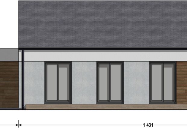 HDH1012 - 4 Dom prefabrykowany DH127U z garażem - zdjęcie 4