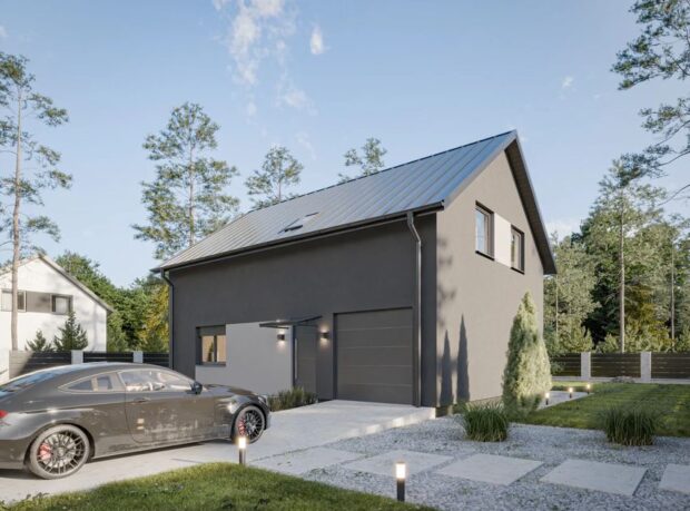 Dom prefabrykowany Stodoła 150B - zdjęcie 1