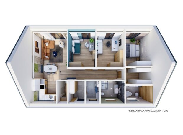 HDH1008 - 7 Dom prefabrykowany DH127 - zdjęcie 7