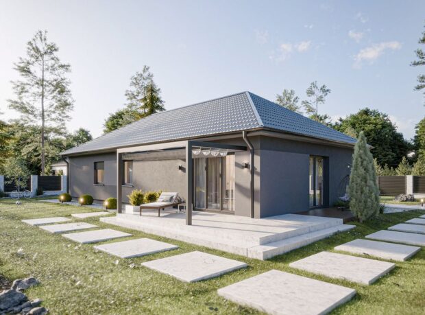 HFX1016 - 3 Dom prefabrykowany Parterowy 120B - zdjęcie 3