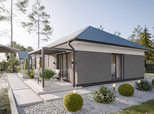 HFX1010 - 3 Dom prefabrykowany Parterowy 100B - zdjęcie 3