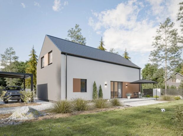 HFX1029 - 4 Dom prefabrykowany Stodoła 180C - zdjęcie 4