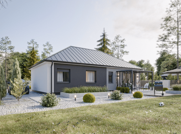 HFX1006 - 4 Dom prefabrykowany Parterowy 90B - zdjęcie 4