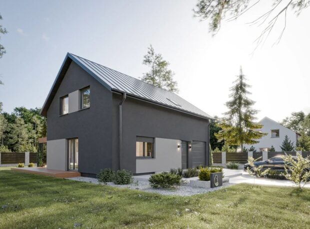 HFX1025 - 2 Dom prefabrykowany Stodoła 150B - zdjęcie 2