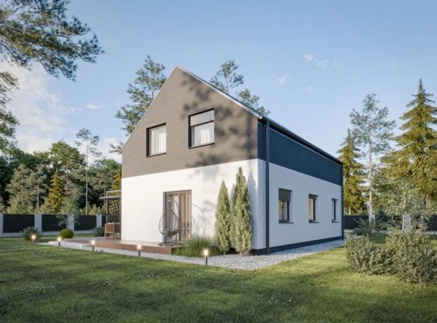 HFX1023 - 2 Dom prefabrykowany Piętrowy 130C - zdjęcie 2