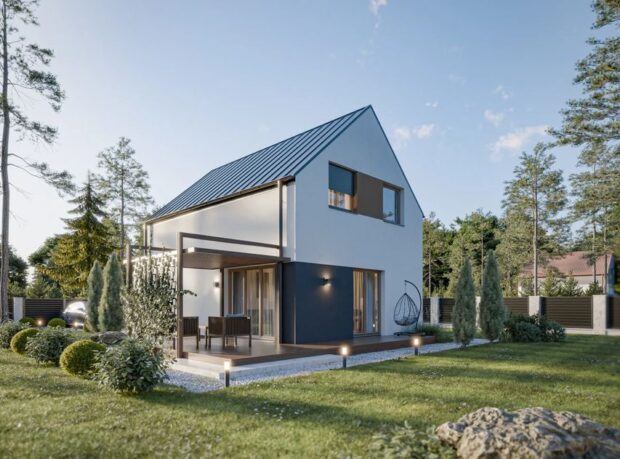 HFX1020 - 3 Dom prefabrykowany Piętrowy 95C - zdjęcie 3