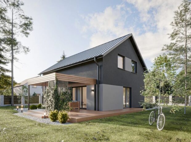 HFX1025 - 3 Dom prefabrykowany Stodoła 150B - zdjęcie 3