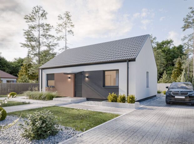 HFX1000 - 5 Dom prefabrykowany Parterowy 70A - zdjęcie 5