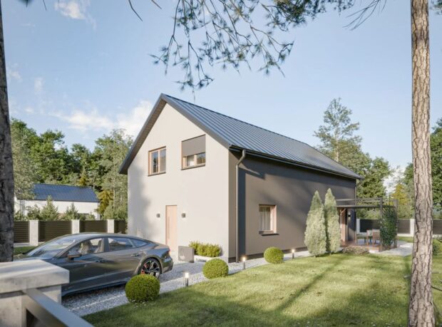 HFX1027 - 4 Dom prefabrykowany Stodoła 180A - zdjęcie 4