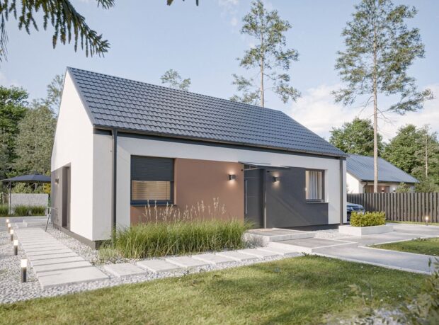 HFX1000 - 2 Dom prefabrykowany Parterowy 70A - zdjęcie 2