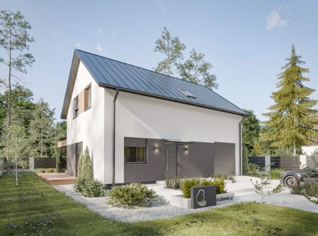 HFX1021 - 2 Dom prefabrykowany Piętrowy 130A - zdjęcie 2