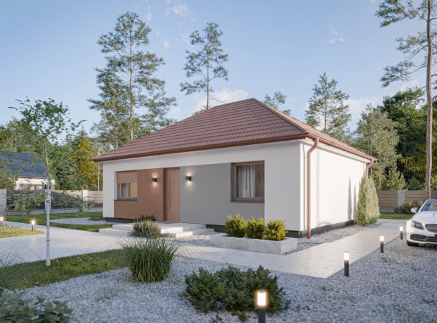 HFX1002 - 5 Dom prefabrykowany Parterowy 70C - zdjęcie 5