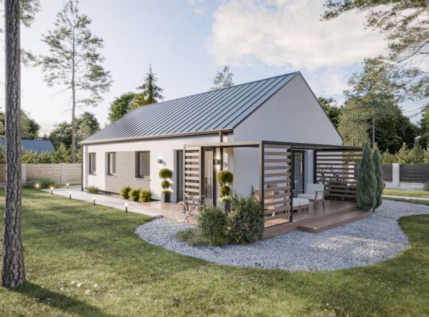 HFX1012 - 3 Dom prefabrykowany Parterowy 100E - zdjęcie 3