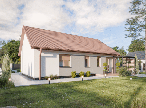 HFX1005 - 4 Dom prefabrykowany Parterowy 80C - zdjęcie 4