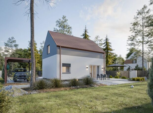 HFX1018 - 4 Dom prefabrykowany Piętrowy 95A - zdjęcie 4