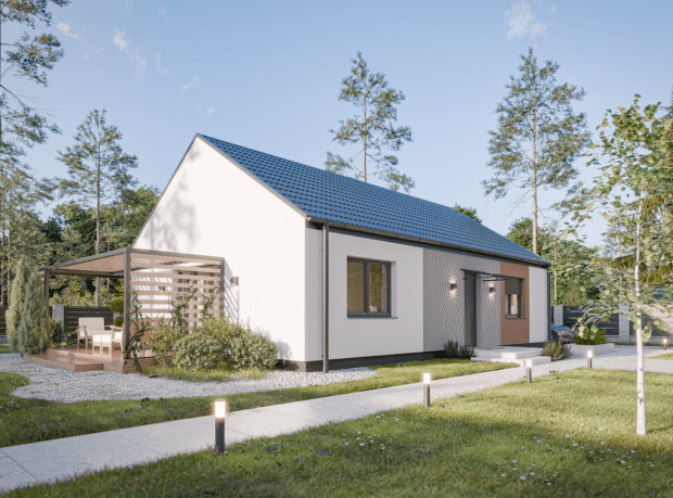 HFX1008 - 2 Dom prefabrykowany Parterowy 90D - zdjęcie 2