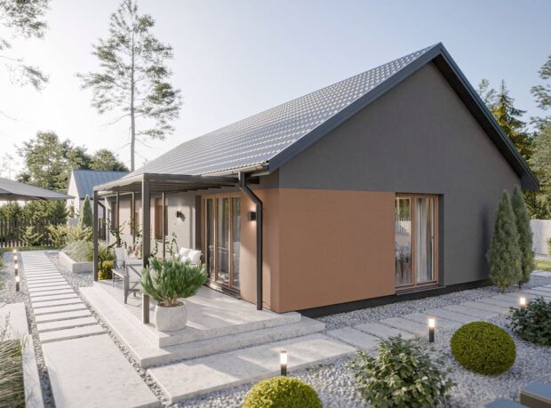 HFX1015 - 3 Dom prefabrykowany Parterowy 120A - zdjęcie 3