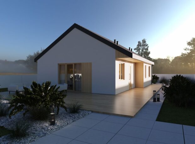 HRK1003 - 2 Dom keramzytowy Fiore 76 - zdjęcie 2