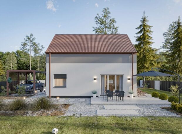 HFX1018 - 3 Dom prefabrykowany Piętrowy 95A - zdjęcie 3