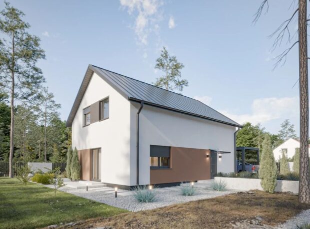 HFX1026 - 2 Dom prefabrykowany Stodoła 150C - zdjęcie 2