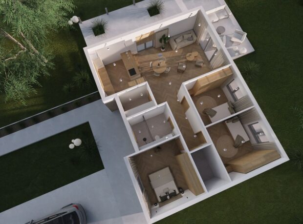 HRK1001 - 8 Dom keramzytowy Essenzia 110 - zdjęcie 8