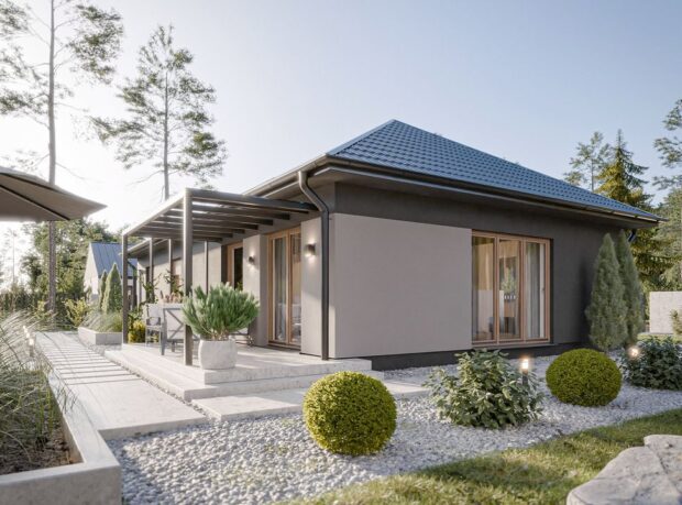 HFX1009 - 3 Dom prefabrykowany Parterowy 110A - zdjęcie 3