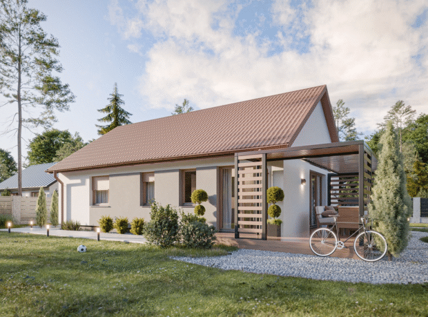 HFX1005 - 3 Dom prefabrykowany Parterowy 80C - zdjęcie 3