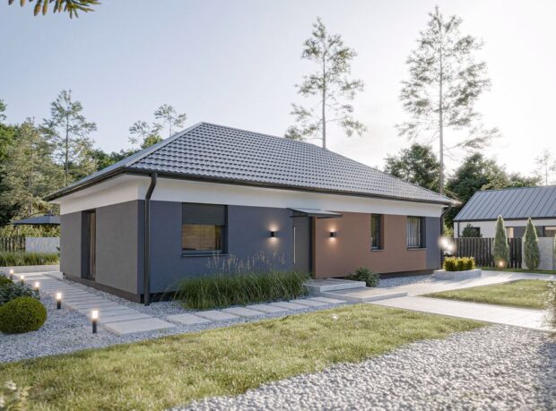 HFX1010 - 2 Dom prefabrykowany Parterowy 100B - zdjęcie 2