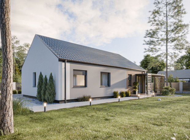 HFX1008 - 4 Dom prefabrykowany Parterowy 90D - zdjęcie 4