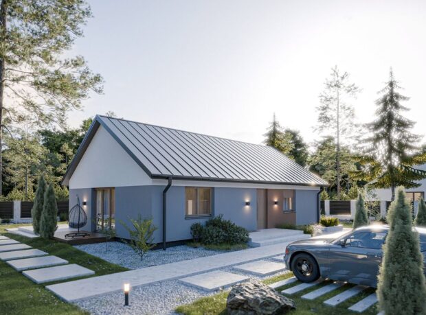 HFX1011 - 2 Dom prefabrykowany Parterowy 100D - zdjęcie 2