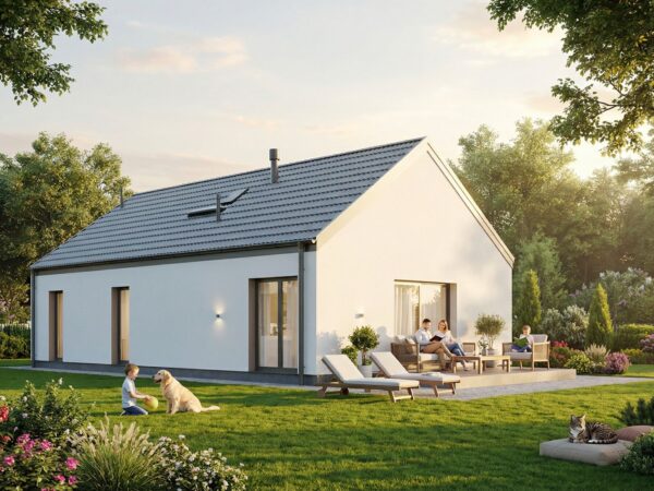 Dom prefabrykowany Parterowy 90B - gotowy dom - pow. 89,78m2 - zdjęcie 2