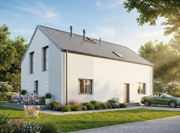 Dom prefabrykowany Stodoła 170B - gotowy dom - pow. 175,12m2 - zdjęcie 1