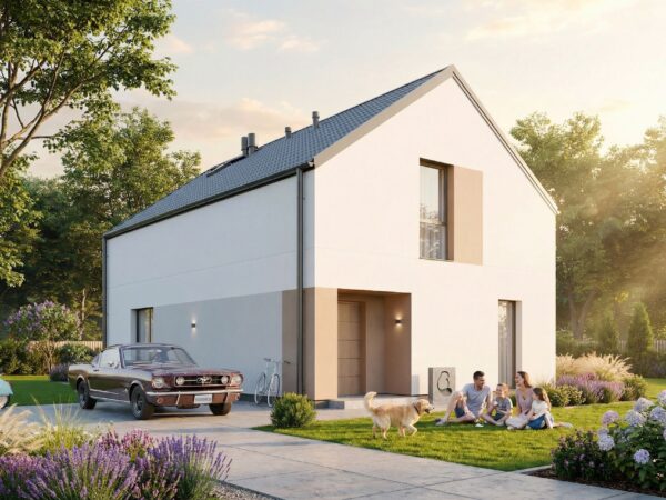 Dom prefabrykowany FastHome 130B - gotowy dom - pow. 131,14m2 - zdjęcie 1