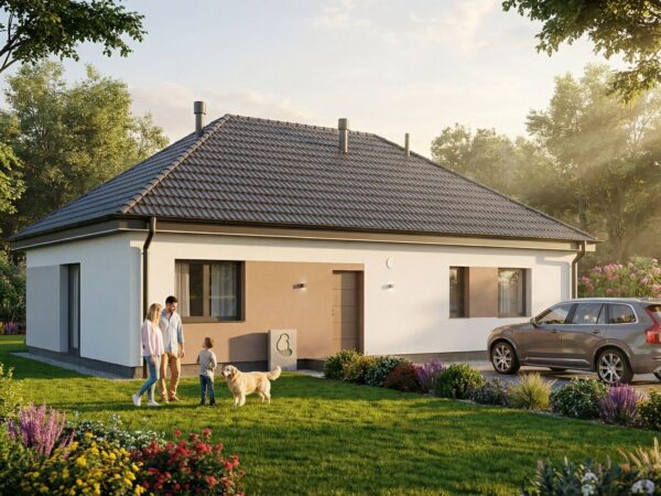 Dom prefabrykowany Parterowy 100A - gotowy dom - pow. 100,55m2 - zdjęcie 1