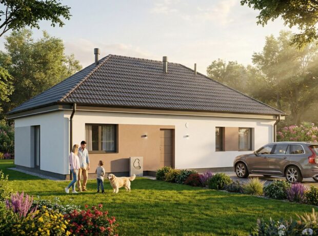 Dom prefabrykowany Parterowy 100A - gotowy dom - pow. 100,55m2 - zdjęcie 1