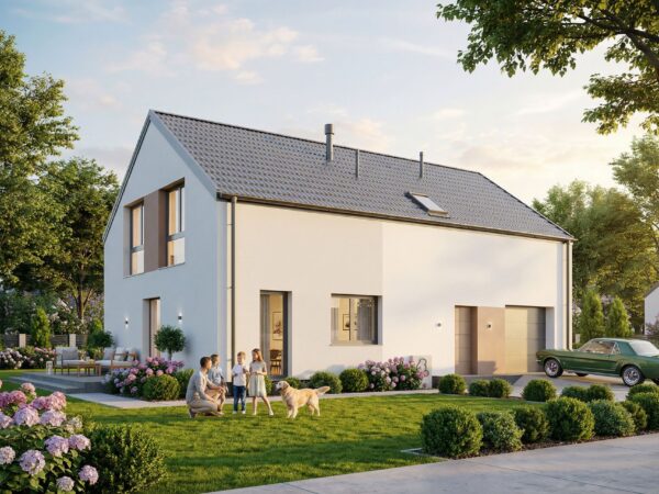 Dom prefabrykowany Stodoła 170A - gotowy dom - pow. 175,42m2 - zdjęcie 1