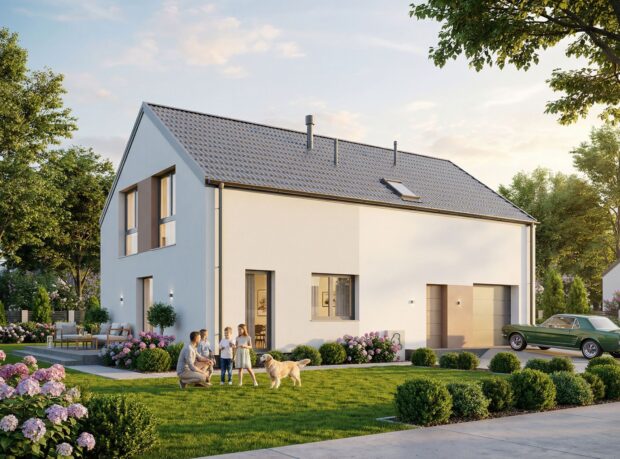 Dom prefabrykowany Stodoła 170A - gotowy dom - pow. 175,42m2 - zdjęcie 1