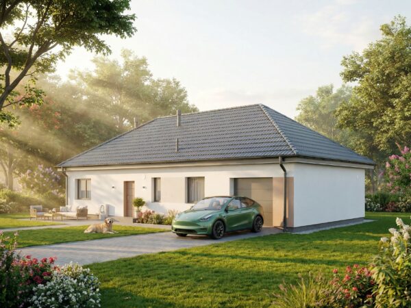 Dom prefabrykowany Parterowy 120A - gotowy dom - pow. 122,73m2 - zdjęcie 2