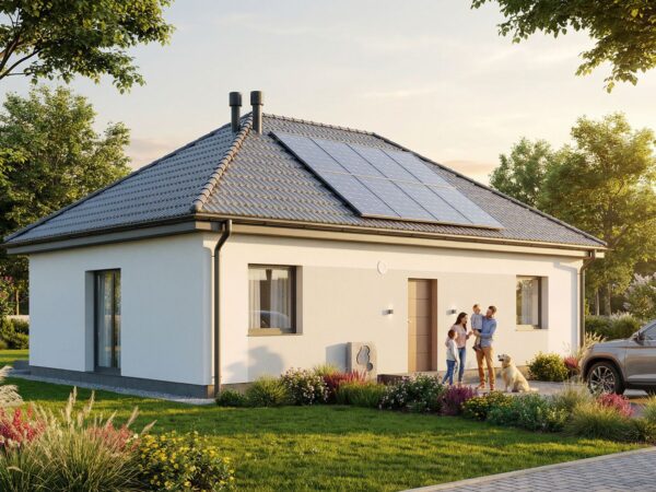 Dom prefabrykowany Parterowy 80A - gotowy dom - pow. 79,62m2 - zdjęcie 1