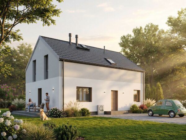Dom prefabrykowany Stodoła 130A - gotowy dom - pow. 133,03m2 - zdjęcie 1