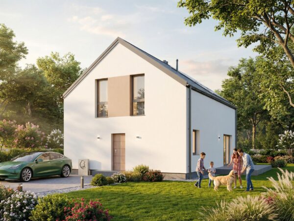 Dom prefabrykowany Stodoła 130B - gotowy dom - pow. 132,68m2 - zdjęcie 1