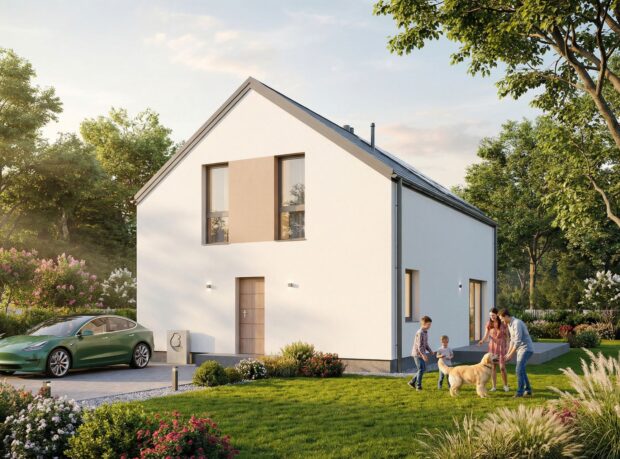 Dom prefabrykowany Stodoła 130B - gotowy dom - pow. 132,68m2 - zdjęcie 1