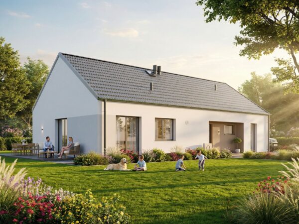 Dom prefabrykowany FastHome 120 - gotowy dom - pow. 120,04m2 - zdjęcie 1