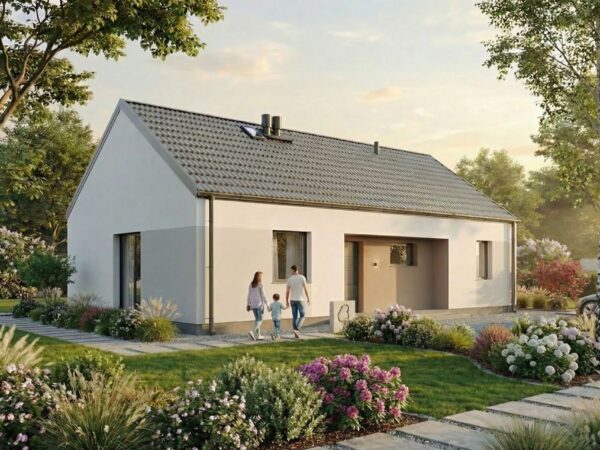 Dom prefabrykowany FastHome 85 - gotowy dom - pow. 85,28m2 - zdjęcie 1