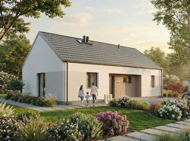 Dom prefabrykowany FastHome 85 - gotowy dom - pow. 85,28m2 - zdjęcie 1