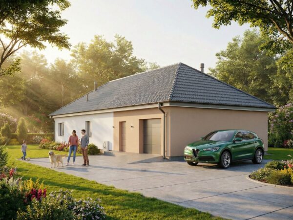 Dom prefabrykowany Parterowy 150A - gotowy dom - pow. 150,51m2 - zdjęcie 2